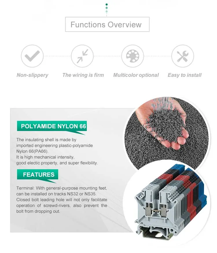 UK3N-HESILA Din Rail Fuse Terminal Block with LED